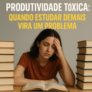 Produtividade tóxica: quando estudar demais vira um problema